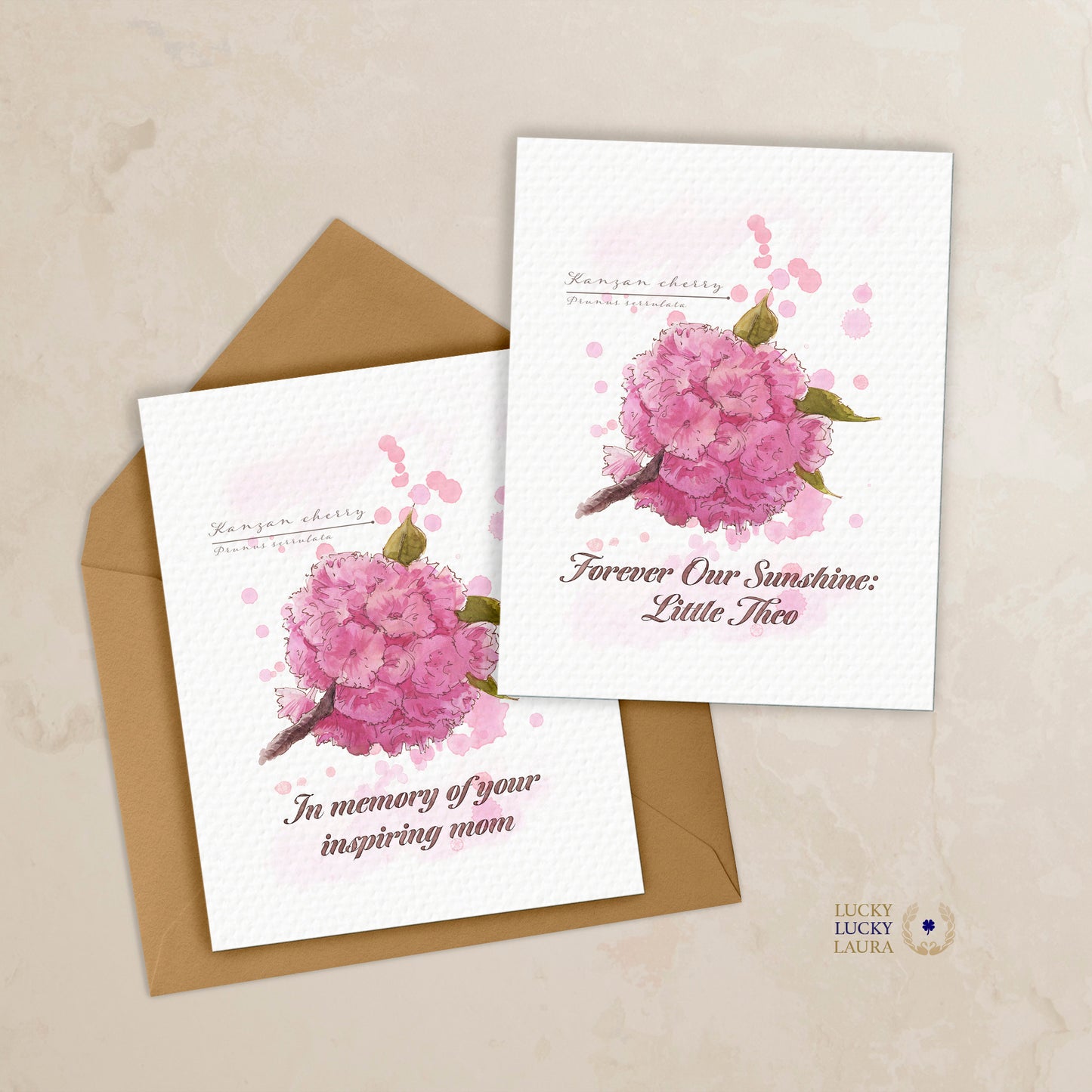 The Hanami Card | Personalized Sympathy & Memorial Card