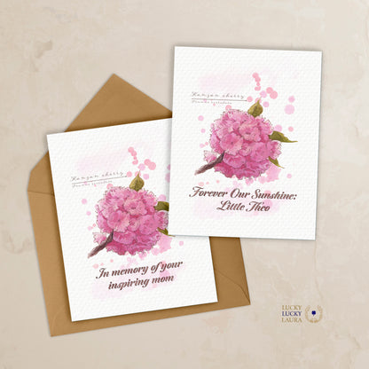 The Hanami Card | Personalized Sympathy & Memorial Card