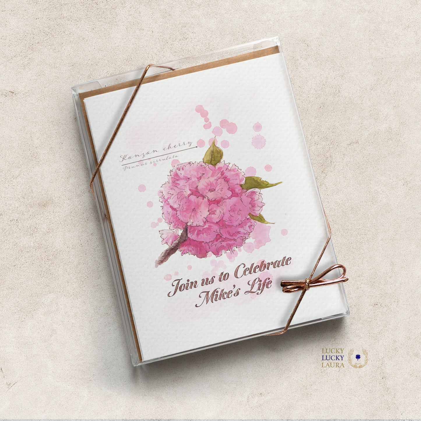 The Hanami Card | Personalized Sympathy & Memorial Card