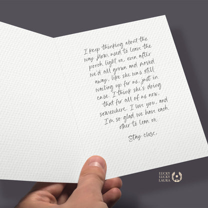 The Hanami Card | Personalized Sympathy & Memorial Card