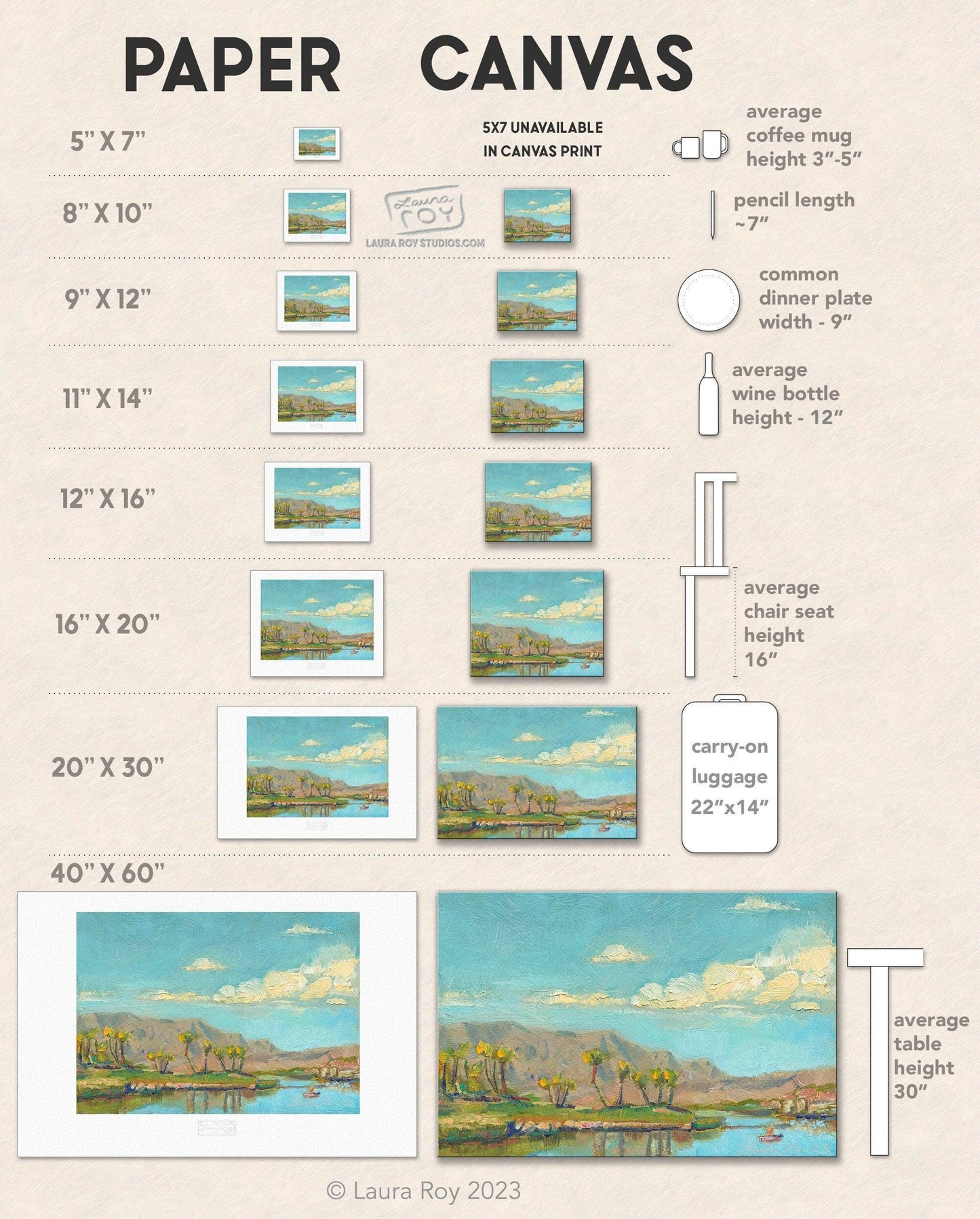 Lake Las Vegas Oil Painting | Giclée Print