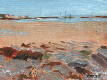 Low Tide on Inis Mór • Original Oil Painting