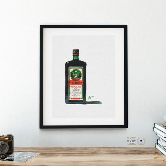 Jagermeister Watercolor | Giclée Print