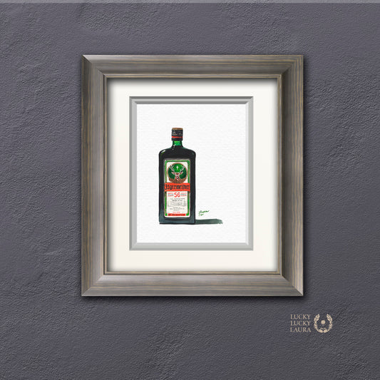 Jagermeister Watercolor | Giclée Print