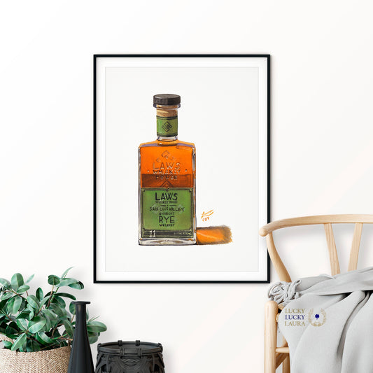 Laws Rye Watercolor | Giclée Print