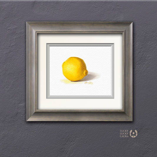 Lemon Watercolor | Giclée Print