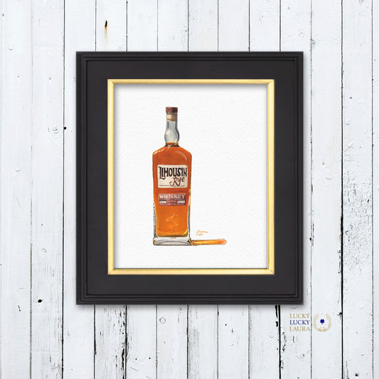 Limousin Rye Watercolor | Giclée Print