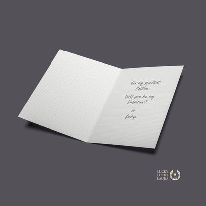 The Be Mine Card | Personalized Conversation Heart Valentine Card
