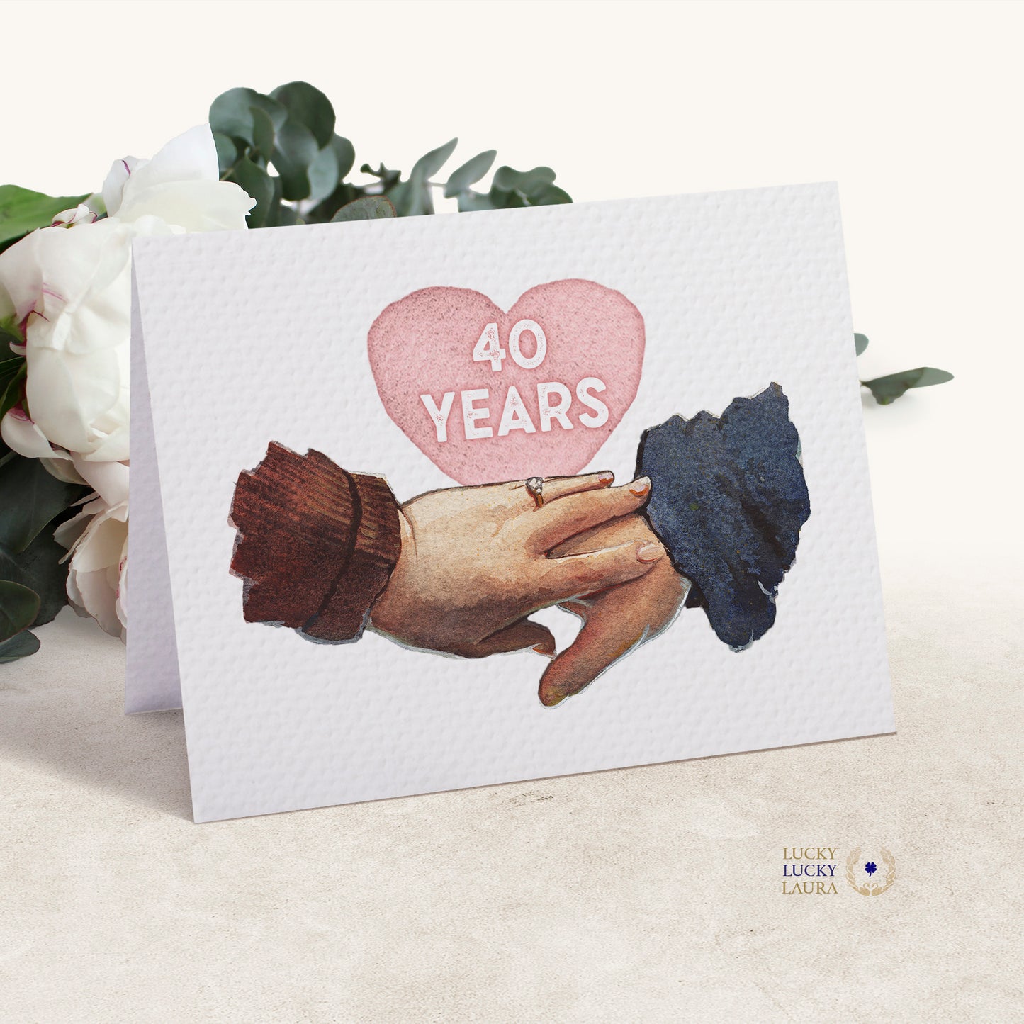 The Hand-in-Hand Card | Personalized Love Card