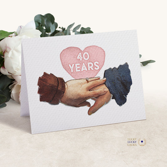 The Hand-in-Hand Card | Personalized Love Card