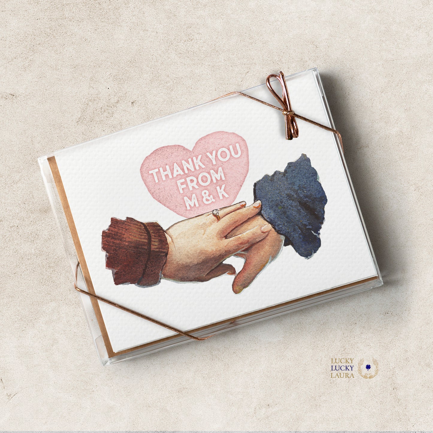 The Hand-in-Hand Card | Personalized Love Card