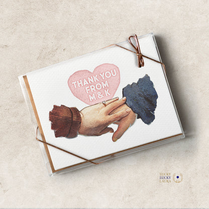 The Hand-in-Hand Card | Personalized Love Card