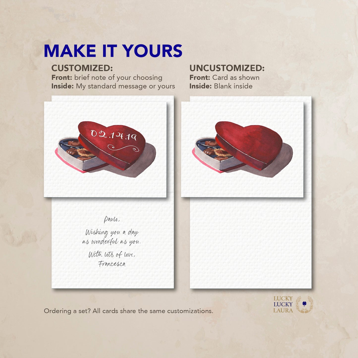 The Life is Like Card | Personalized Romantic Card