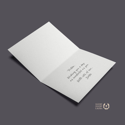 The Life is Like Card | Personalized Romantic Card