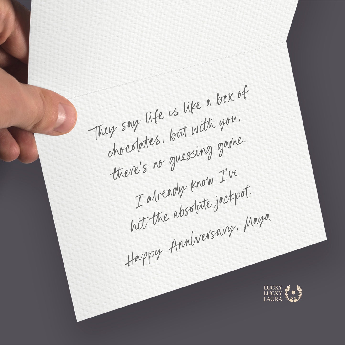 The Life is Like Card | Personalized Romantic Card