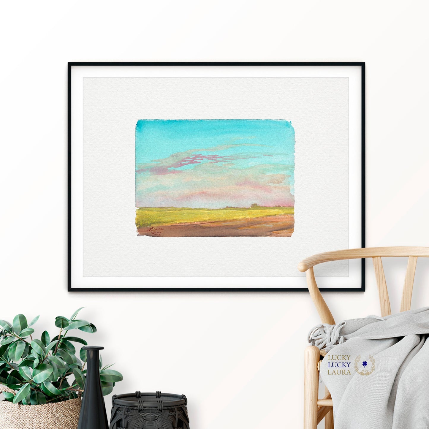 Prairie Storm Watercolor Giclée Print