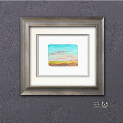 Prairie Storm Watercolor Giclée Print