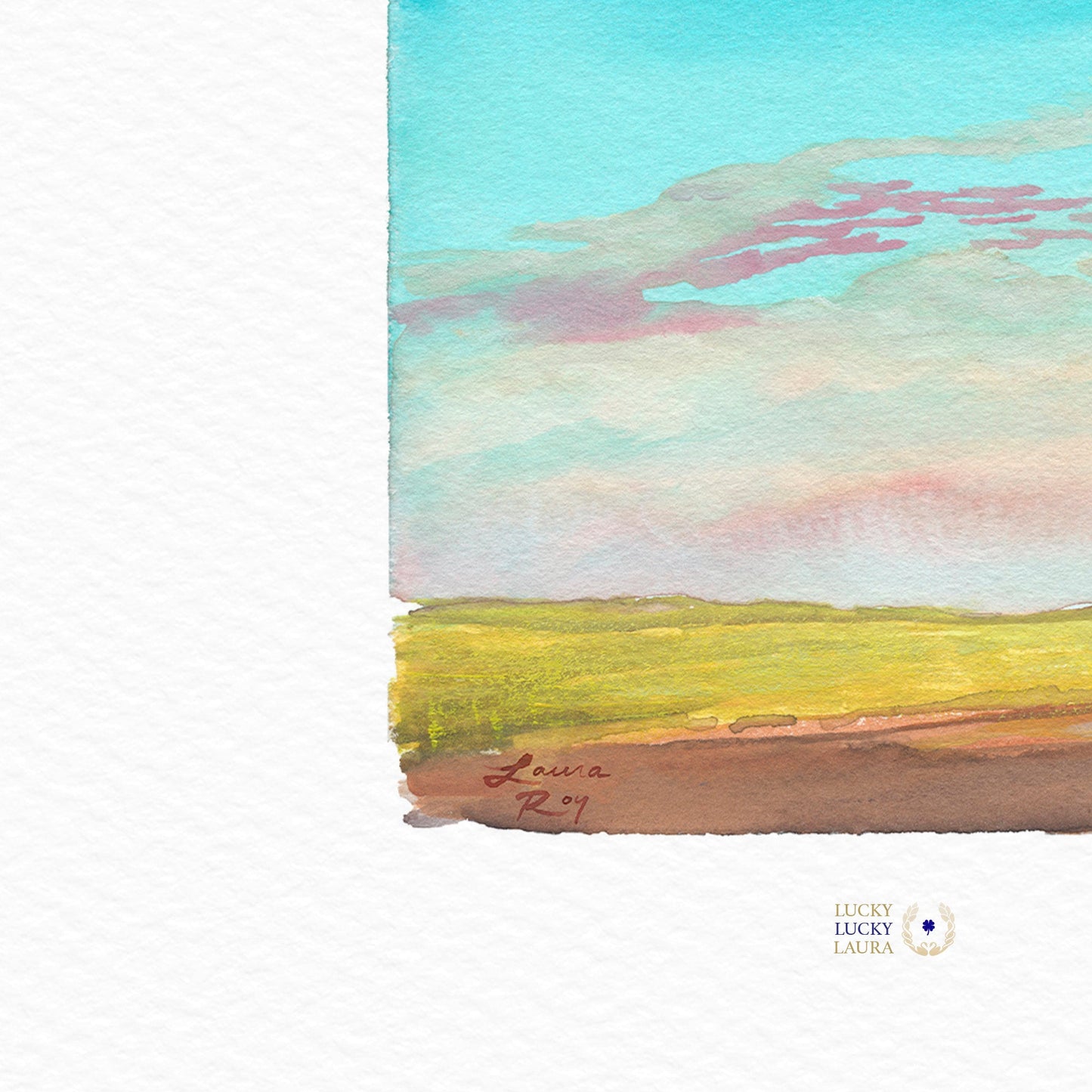 Prairie Storm Watercolor Giclée Print