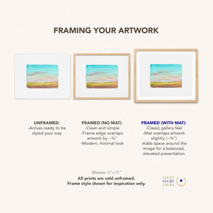 Prairie Storm Watercolor Giclée Print