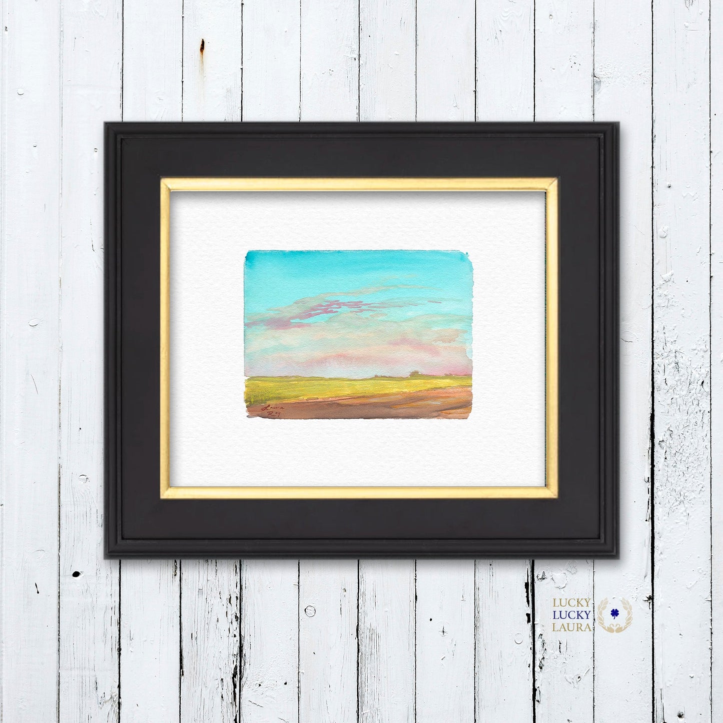 Prairie Storm Watercolor Giclée Print