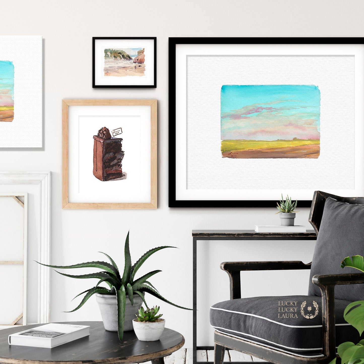 Prairie Storm Watercolor Giclée Print