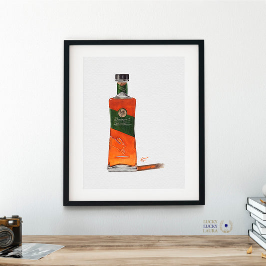 Rabbit Hole Rye Watercolor | Giclée Print