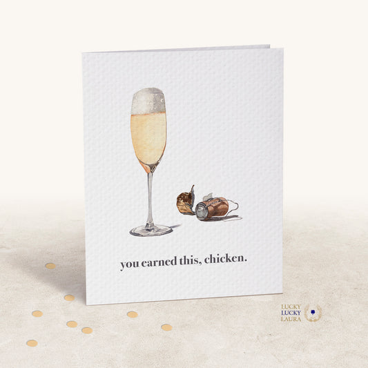 The Raise a Toast Card | Personalized Celebration Card