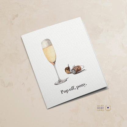 The Raise a Toast Card | Personalized Celebration Card