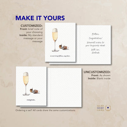 The Raise a Toast Card | Personalized Celebration Card