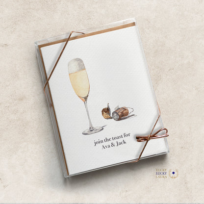 The Raise a Toast Card | Personalized Celebration Card