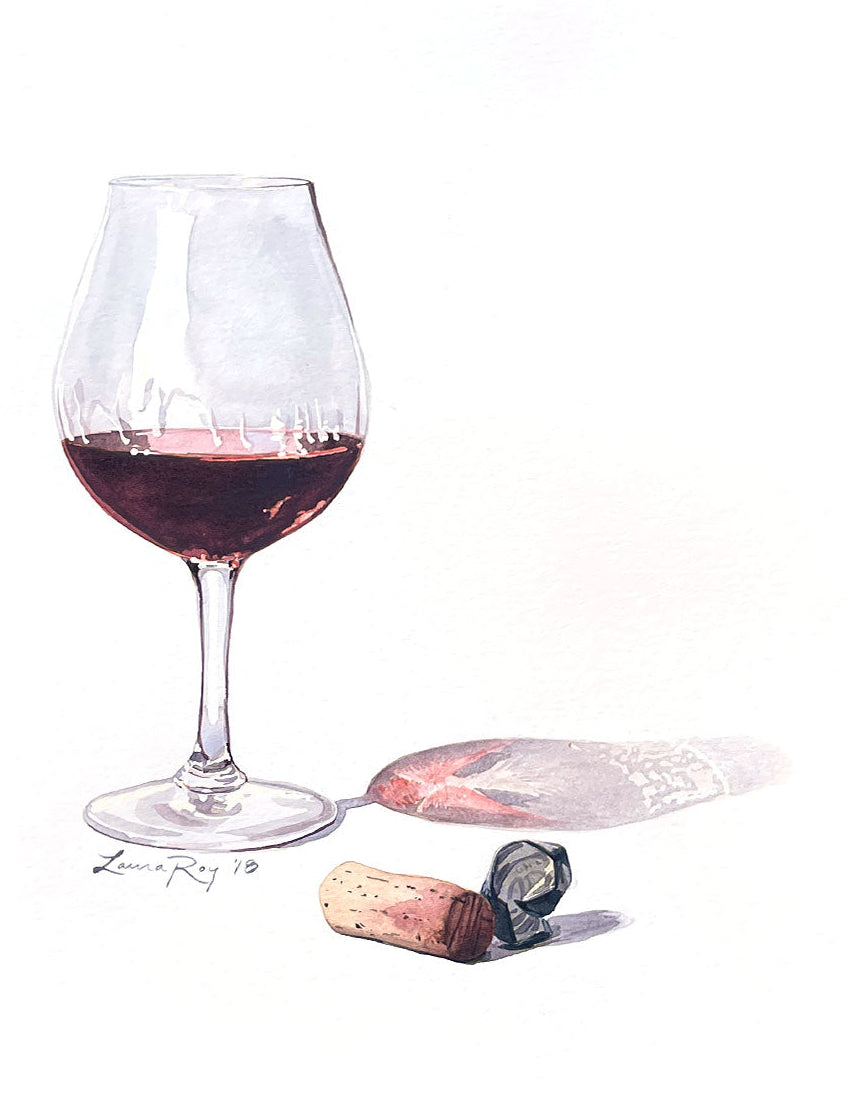 Glass of Pinot Study