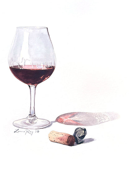 Glass of Pinot Study