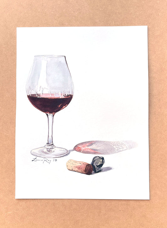 Glass of Pinot Study