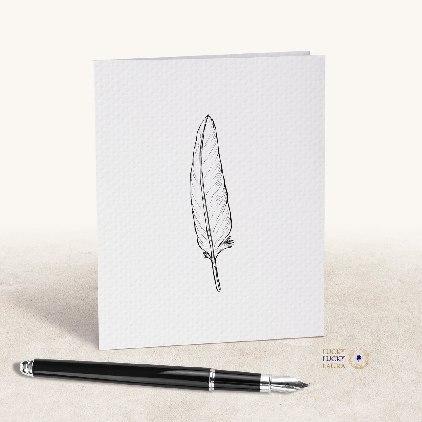 The Quill Card | Personalized Fine Art Greeting Card
