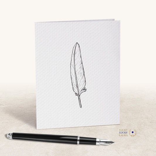 The Quill Card | Personalized Fine Art Greeting Card