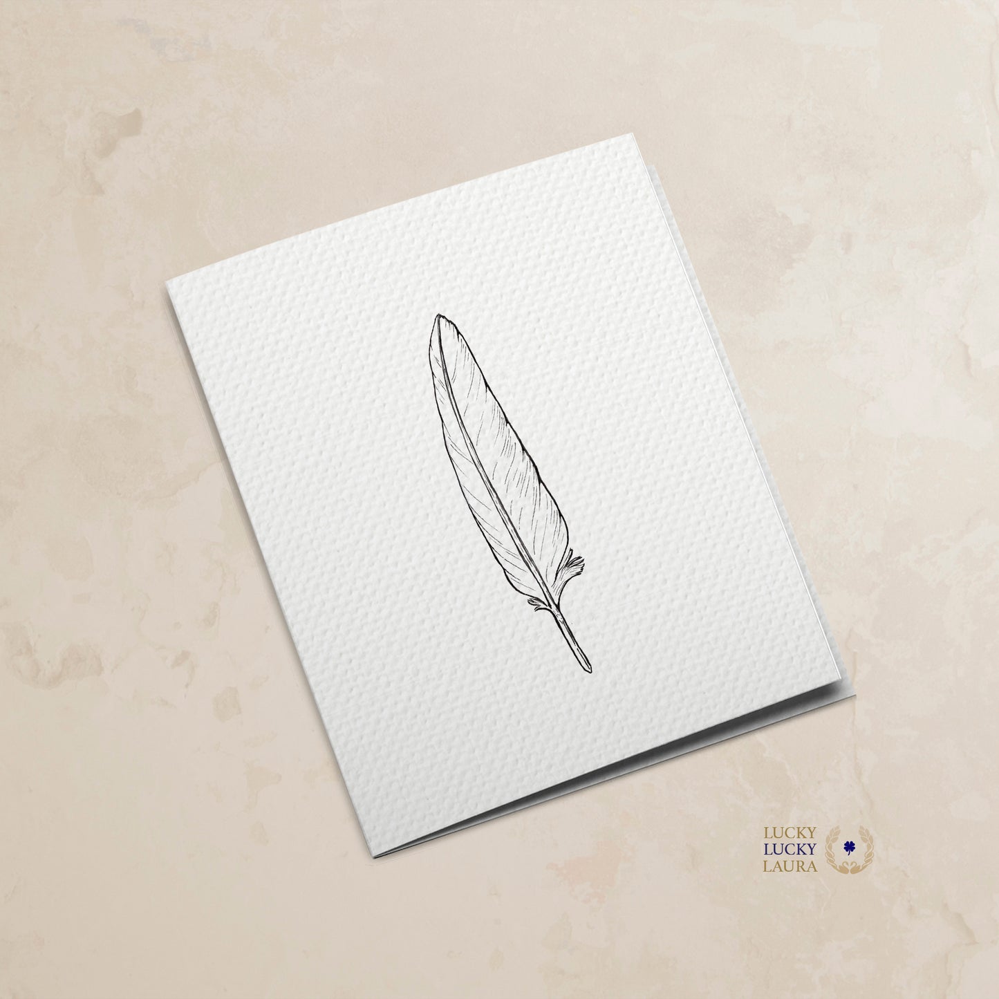 The Quill Card | Personalized Fine Art Greeting Card