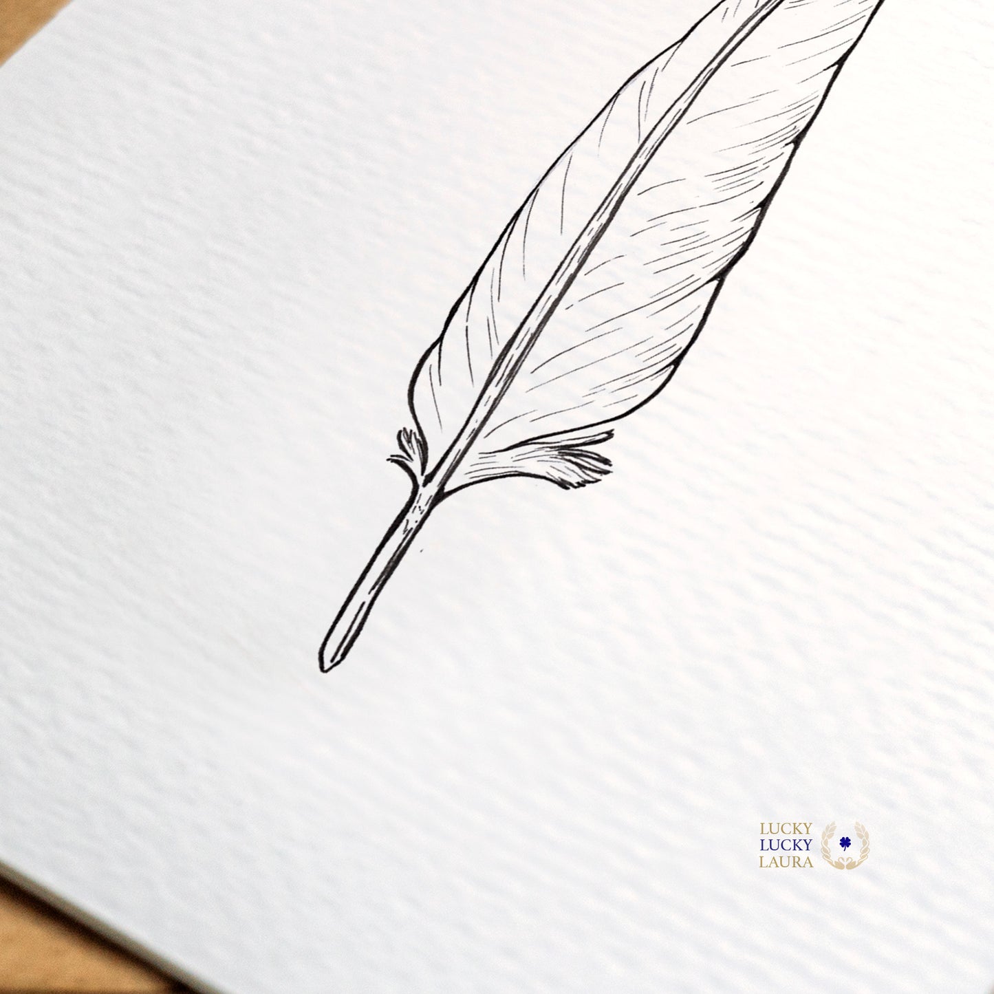 The Quill Card | Personalized Fine Art Greeting Card