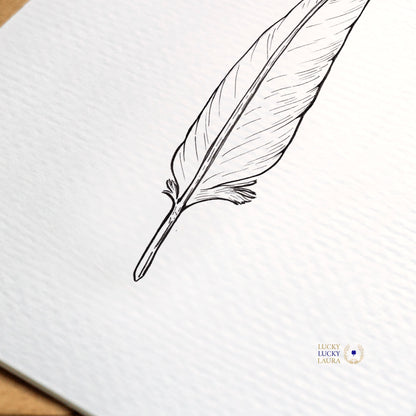 The Quill Card | Personalized Fine Art Greeting Card