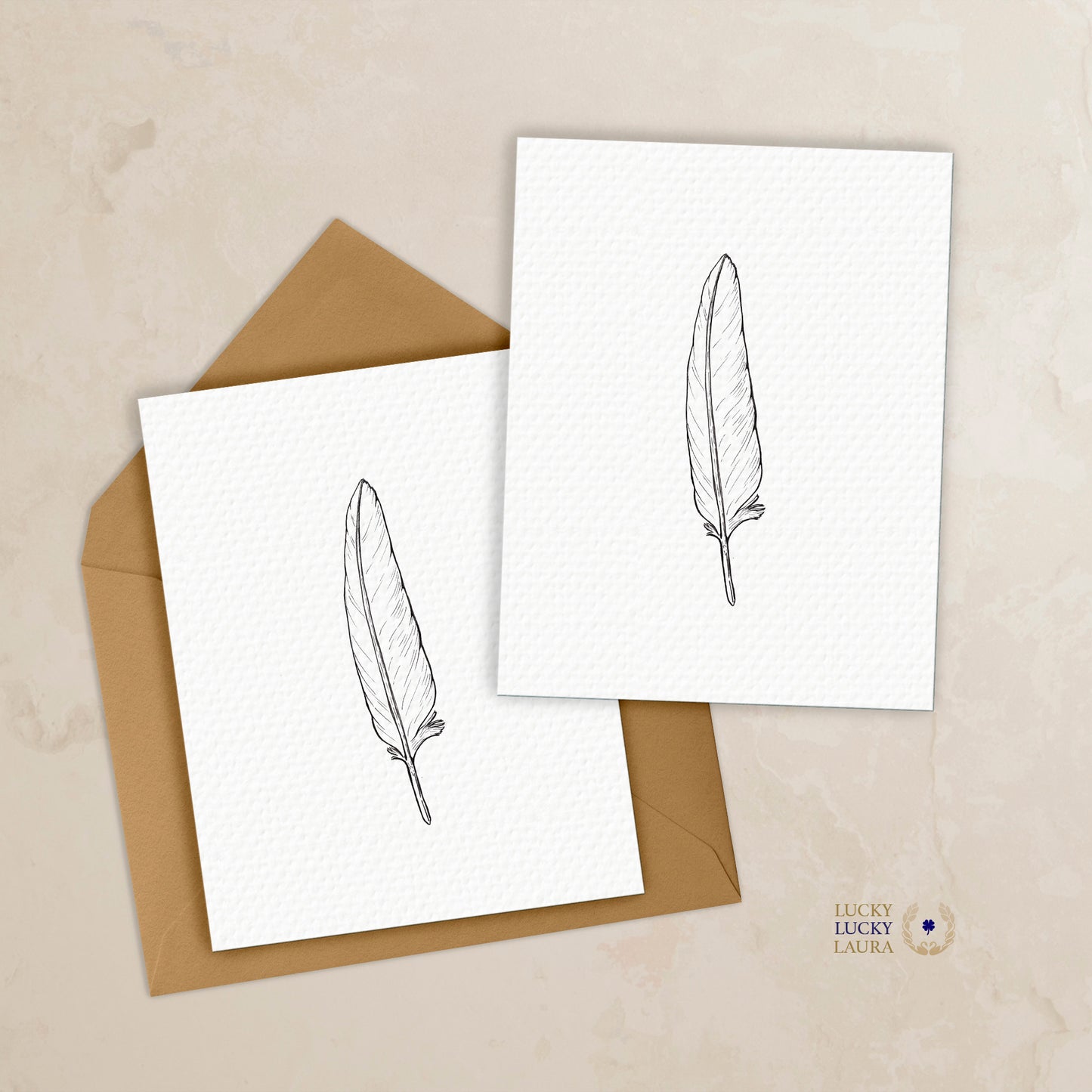 The Quill Card | Personalized Fine Art Greeting Card