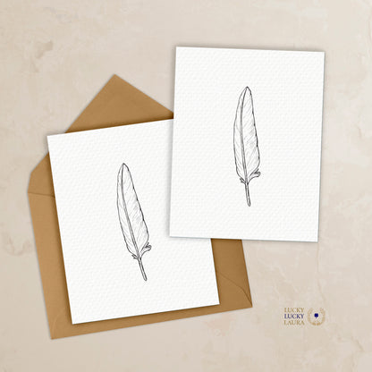 The Quill Card | Personalized Fine Art Greeting Card