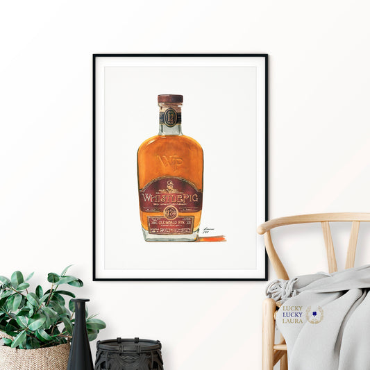 WhistlePig Rye Watercolor | Giclée Print
