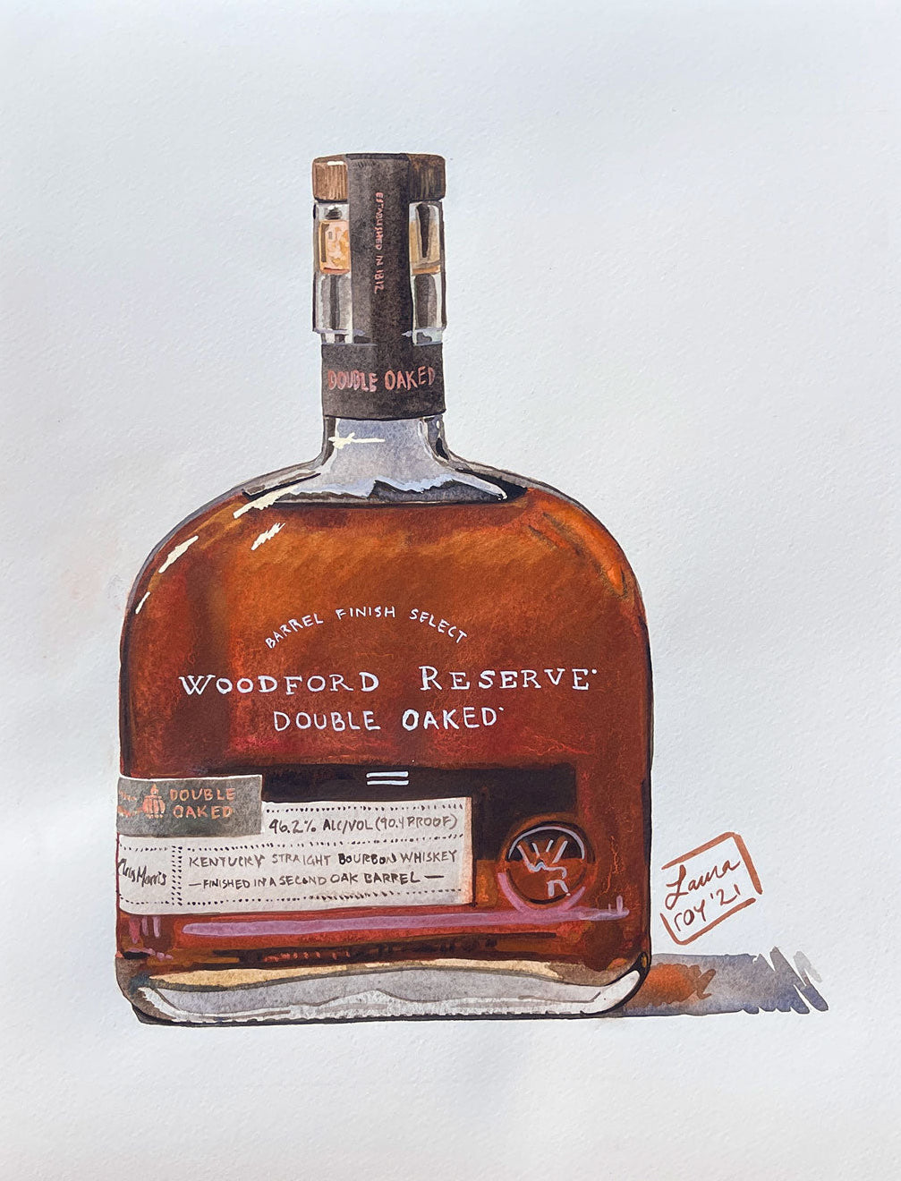 Bottle of Woodford Reserve Double Oaked