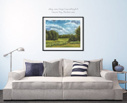 Meadow Watercolor | Giclée Print