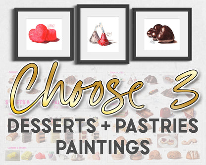 Sweets (Set of 3) | Giclée Prints
