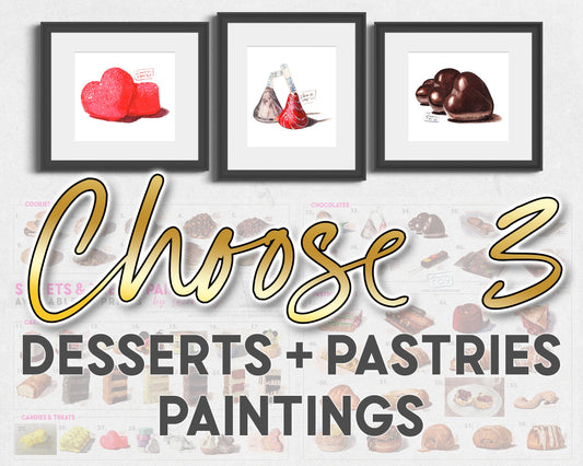 Sweets (Set of 3) | Giclée Prints