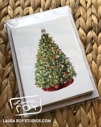 The Grand Tree Card | Personalized Christmas Holiday Card