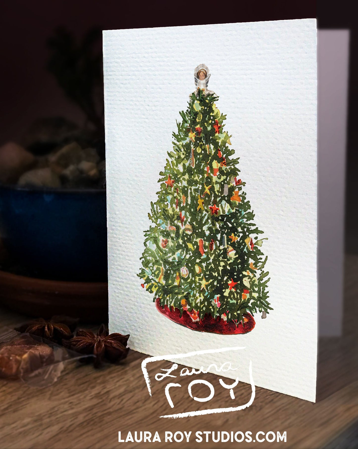 The Grand Tree Card | Personalized Christmas Holiday Card